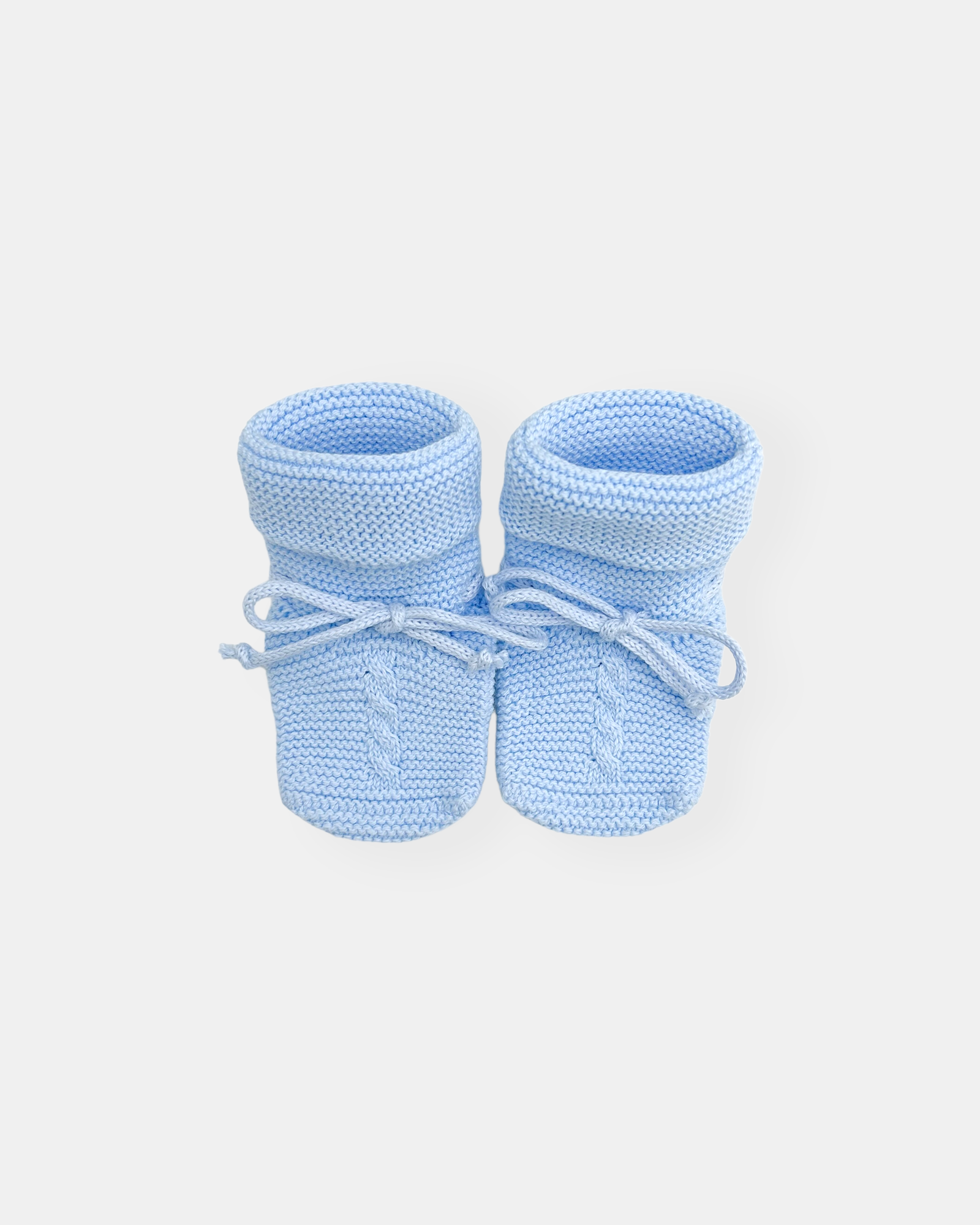 Patucos recién nacido bebé azul
