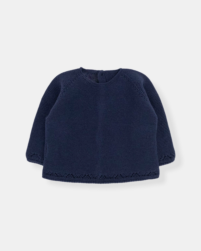 Pull Maille Bleu marine